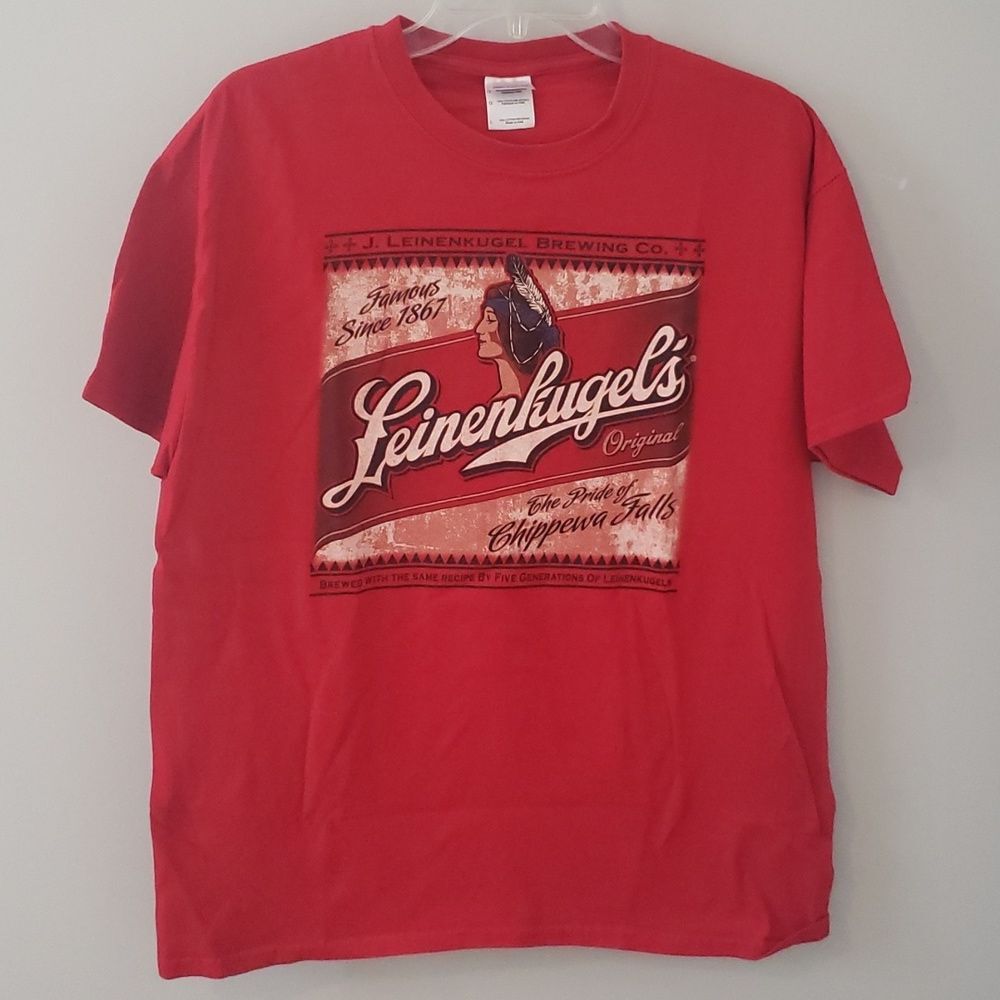 Leinenkugel's Crew Neck Tee Sirt Men's Large